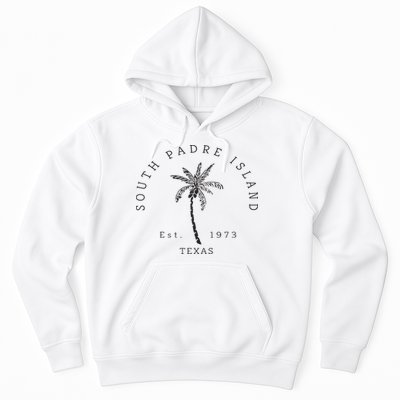 Retro Cool South Padre Island Original Texas Beach Palm Tree Hoodie