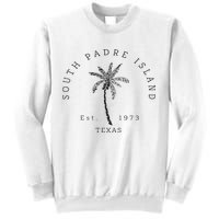 Retro Cool South Padre Island Original Texas Beach Palm Tree Sweatshirt