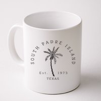Retro Cool South Padre Island Original Texas Beach Palm Tree Mug