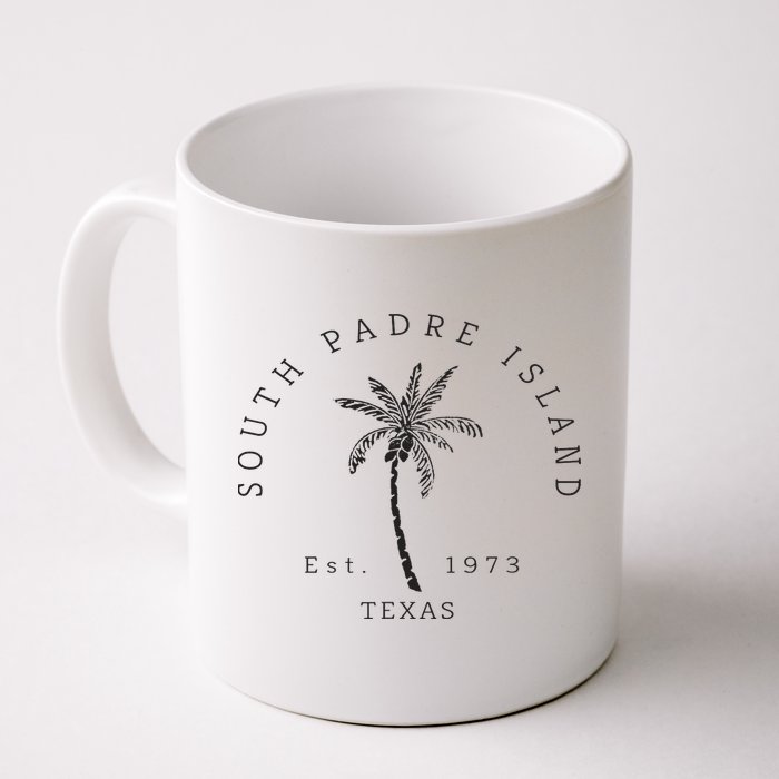 Retro Cool South Padre Island Original Texas Beach Palm Tree Mug