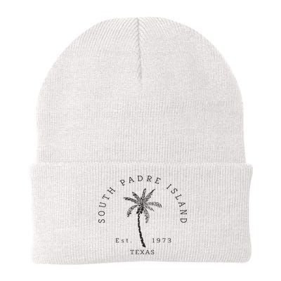Retro Cool South Padre Island Original Texas Beach Palm Tree Beanie