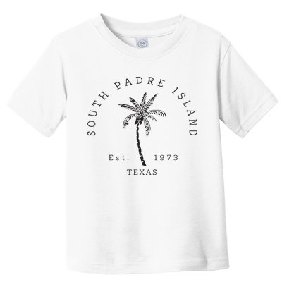 Retro Cool South Padre Island Original Texas Beach Palm Tree Toddler T-Shirt