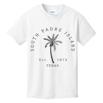 Retro Cool South Padre Island Original Texas Beach Palm Tree Kids T-Shirt