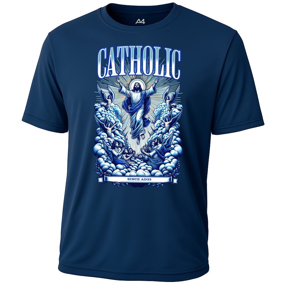 Roman Catholic Since AD 33 Jesus Christ Cooling Performance Crew T-Shirt