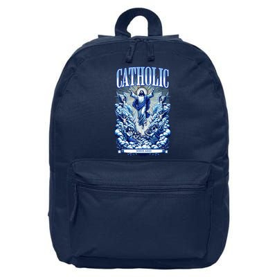 Roman Catholic Since AD 33 Jesus Christ 16 in Basic Backpack