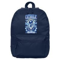 Roman Catholic Since AD 33 Jesus Christ 16 in Basic Backpack