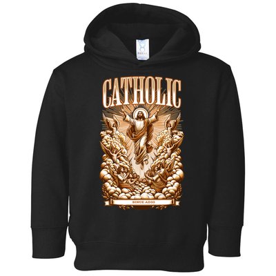 Roman Catholic Since AD 33 Jesus Christ  Toddler Hoodie