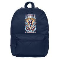 Roman Catholic Since AD 33 Jesus Christ  16 in Basic Backpack