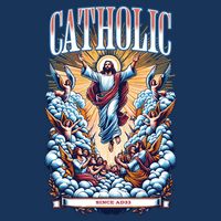 Roman Catholic Since AD 33 Jesus Christ  16 in Basic Backpack