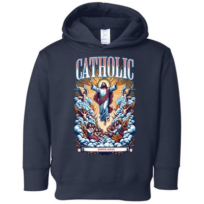 Roman Catholic Since AD 33 Jesus Christ  Toddler Hoodie