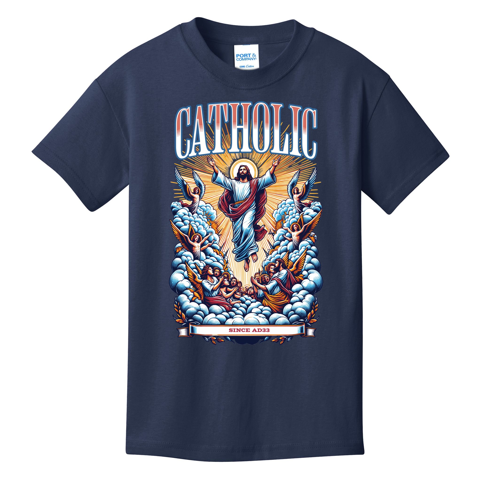 Roman Catholic Since AD 33 Jesus Christ  Kids T-Shirt