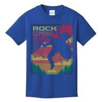 Rock Climbing Santa Claus Climber Ugly Christmas Sweater Gift Kids T-Shirt