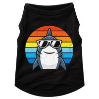 Retro Cool Shark With Sunglasses Funny Shark Doggie Tank