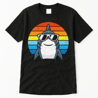 Retro Cool Shark With Sunglasses Funny Shark Tall T-Shirt