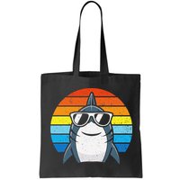 Retro Cool Shark With Sunglasses Funny Shark Bag