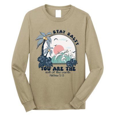 Retro Christian Stay Salty Long Sleeve Shirt