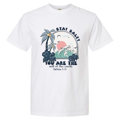 Retro Christian Stay Salty Garment-Dyed Heavyweight T-Shirt