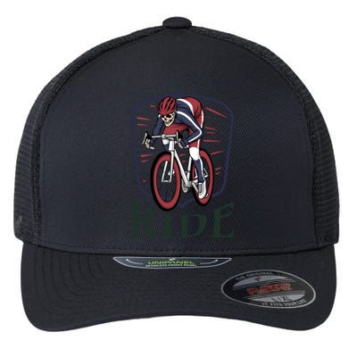 Ride Cycle Skeleton Flexfit Unipanel Trucker Cap