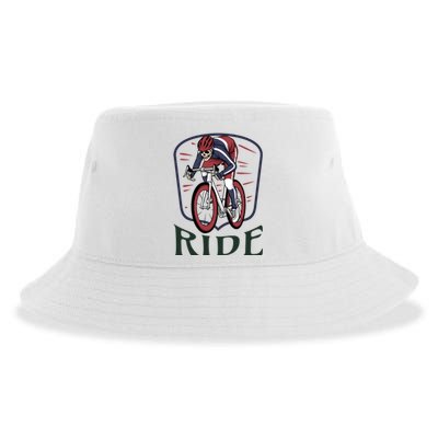 Ride Cycle Skeleton Sustainable Bucket Hat