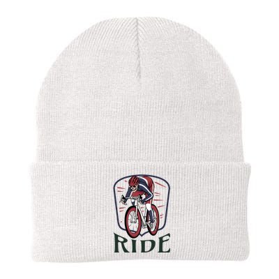 Ride Cycle Skeleton Knit Cap Winter Beanie