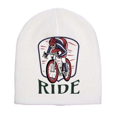 Ride Cycle Skeleton Short Acrylic Beanie