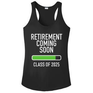 Retirement Coming Soon Almost Retired Class Of 2025 Ladies PosiCharge Competitor Racerback Tank