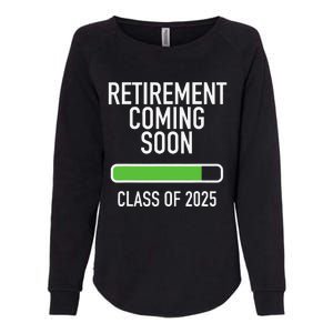 Retirement Coming Soon Almost Retired Class Of 2025 Womens California Wash Sweatshirt