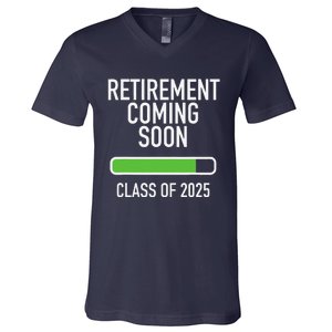 Retirement Coming Soon Almost Retired Class Of 2025 V-Neck T-Shirt