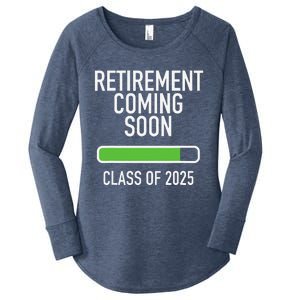 Retirement Coming Soon Almost Retired Class Of 2025 Women's Perfect Tri Tunic Long Sleeve Shirt