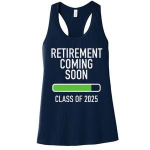 Retirement Coming Soon Almost Retired Class Of 2025 Women's Racerback Tank