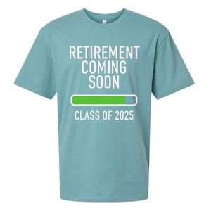 Retirement Coming Soon Almost Retired Class Of 2025 Sueded Cloud Jersey T-Shirt