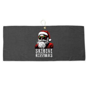 Rizzmas Christmas Santa Claus Merry Rizz Mas Sigmas Large Microfiber Waffle Golf Towel