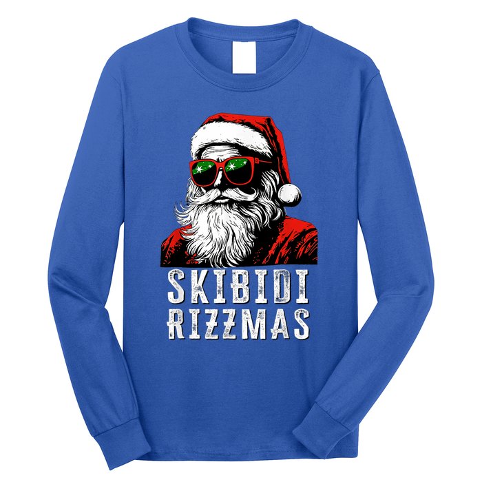 Rizzmas Christmas Santa Claus Merry Rizz Mas Sigmas Long Sleeve Shirt