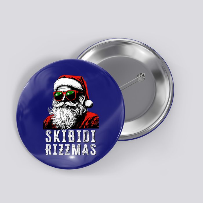 Rizzmas Christmas Santa Claus Merry Rizz Mas Sigmas Button