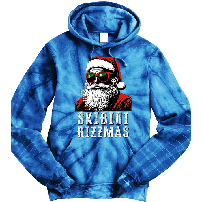 Rizzmas Christmas Santa Claus Merry Rizz Mas Sigmas Tie Dye Hoodie