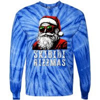 Rizzmas Christmas Santa Claus Merry Rizz Mas Sigmas Tie-Dye Long Sleeve Shirt