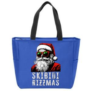 Rizzmas Christmas Santa Claus Merry Rizz Mas Sigmas Zip Tote Bag