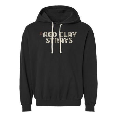 Red Clay Strays Retro Quote Style Garment-Dyed Fleece Hoodie