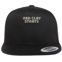 Red Clay Strays Retro Quote Style Flat Bill Trucker Hat