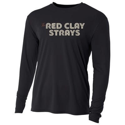 Red Clay Strays Retro Quote Style Cooling Performance Long Sleeve Crew