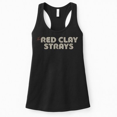Red Clay Strays Retro Quote Style Womens Tank Top