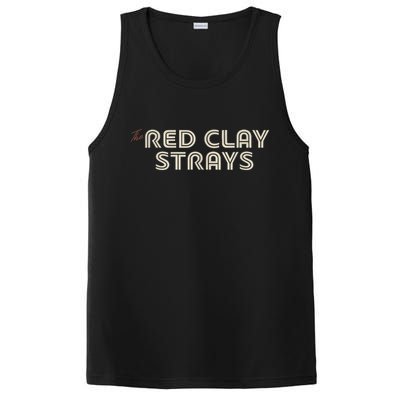 Red Clay Strays Retro Quote Style PosiCharge Competitor Tank