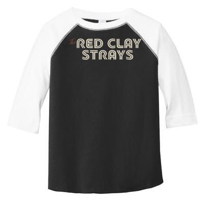 Red Clay Strays Retro Quote Style Toddler Fine Jersey T-Shirt