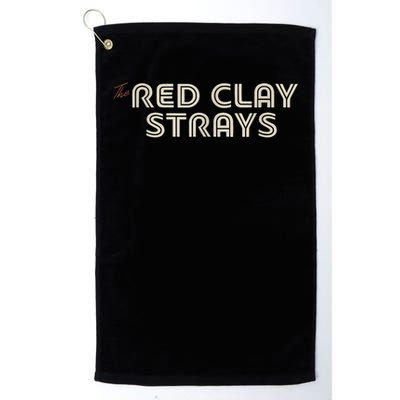 Red Clay Strays Retro Quote Style Golf Towel