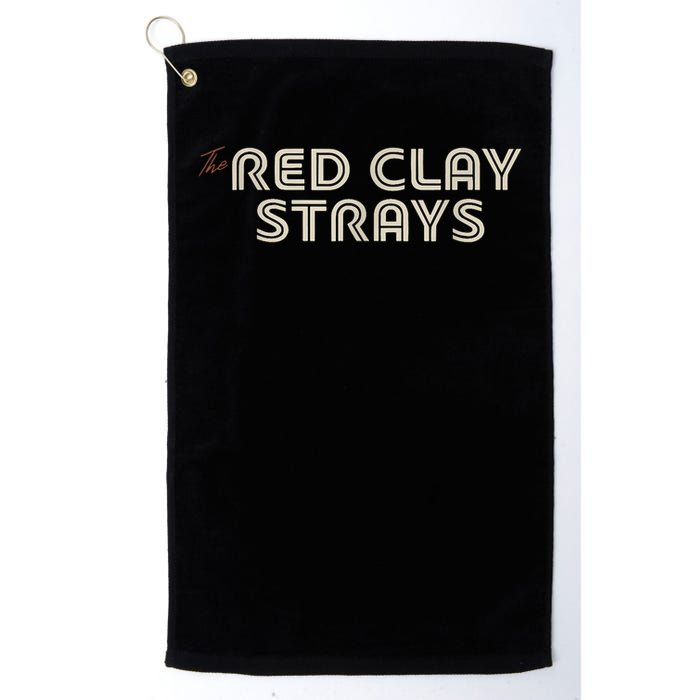 Red Clay Strays Retro Quote Style Golf Towel