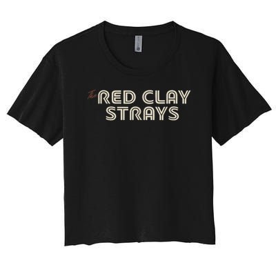 Red Clay Strays Retro Quote Style Crop Top