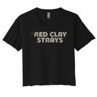 Red Clay Strays Retro Quote Style Crop Top