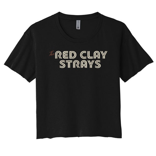 Red Clay Strays Retro Quote Style Crop Top