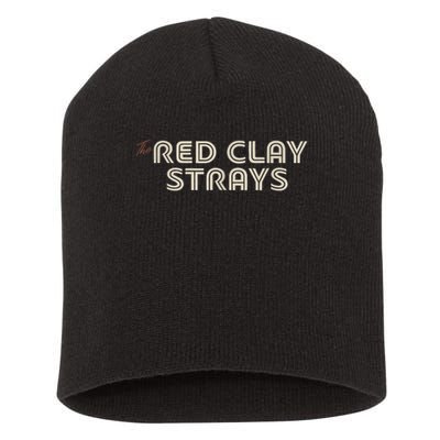 Red Clay Strays Retro Quote Style Short Acrylic Beanie