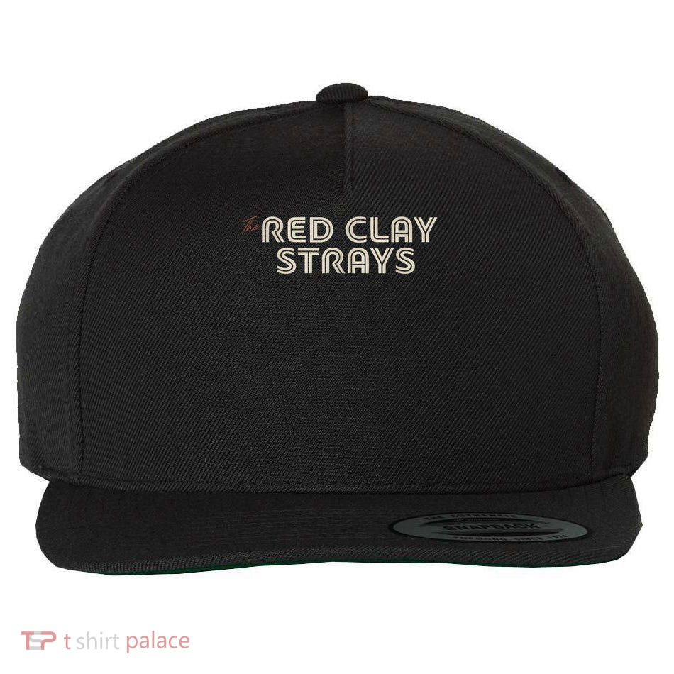 Red Clay Strays Retro Quote Style Wool Snapback Cap